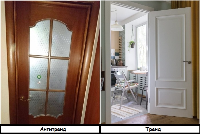 Сейчас актуальны однотонные двери без декора Сейчас актуальны однотонные двери без декора