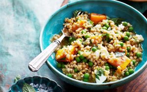 Сложная постная каша с овощами