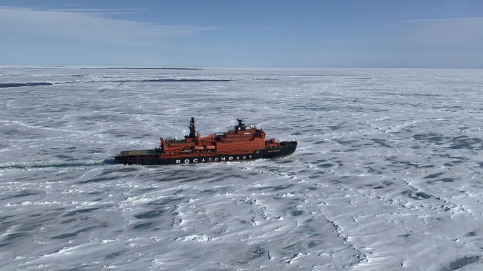 Дрейф ледокола Фёдора Конюхова / Фото: konyukhov.ru Дрейф ледокола Фёдора Конюхова / Фото: konyukhov.ru