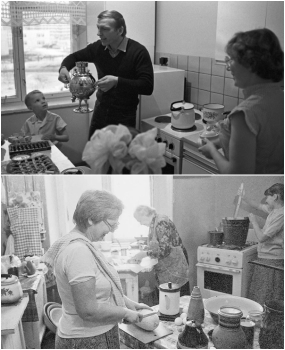 Хоть и маленькая, зато не толкаться на коммунальной кухне, где не все так улыбаются и счастливы соседству. Хоть и маленькая, зато не толкаться на коммунальной кухне, где не все так улыбаются и счастливы соседству.