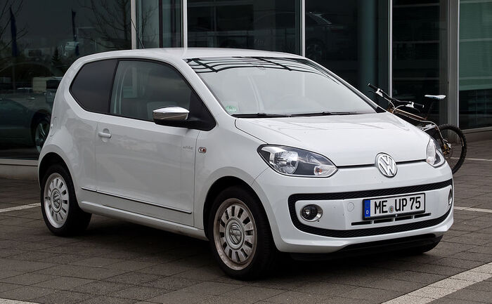 Volkswagen Up может вместить четырех пассажиров/ Фото: wikimedia.org Volkswagen Up может вместить четырех пассажиров/ Фото: wikimedia.org