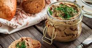 Паштет из куриной печени с грибами