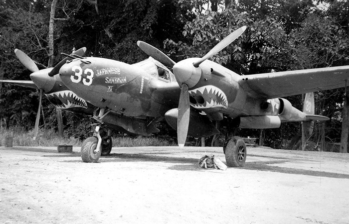 Истребитель P-38 Lightning./ Фото: waralbum.ru Истребитель P-38 Lightning./ Фото: waralbum.ru