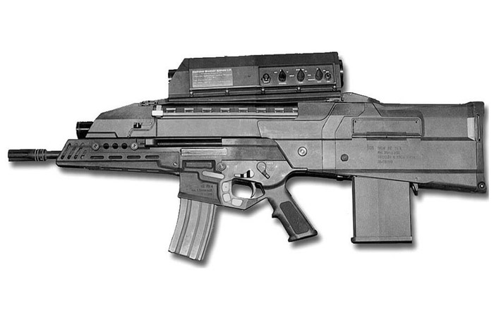 XM29 сочетала в себе два типа оружия и электронику./ Фото: dzen.ru XM29 сочетала в себе два типа оружия и электронику./ Фото: dzen.ru