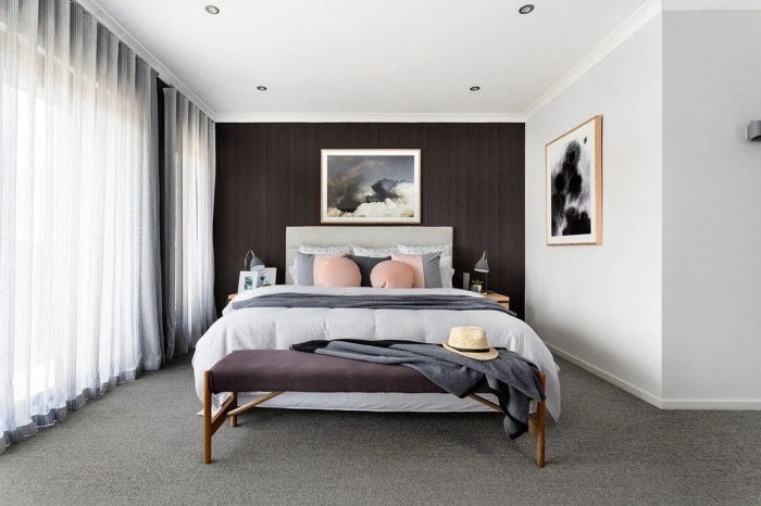 Красиво застеленная кровать - залог уютной обстановки. Фото: tlcinteriors.com.au. Красиво застеленная кровать - залог уютной обстановки. Фото: tlcinteriors.com.au.