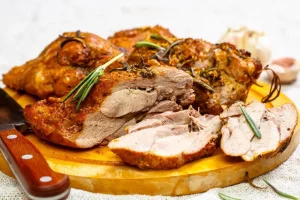 Запеченная индейка с розмарином