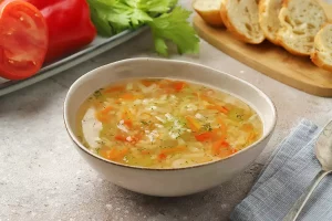 Диетический овощной суп