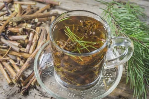 еловый чай