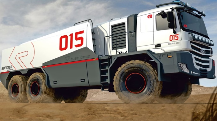 Мощность двигателя Rosenbauer Buffalo Extreme составляет 570 л.с./ Фото: auto-motor-und-sport.de Мощность двигателя Rosenbauer Buffalo Extreme составляет 570 л.с./ Фото: auto-motor-und-sport.de