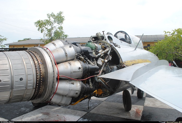 Турбореактивный двигатель РД-45. /Фото: russianplanes.net Турбореактивный двигатель РД-45. /Фото: russianplanes.net
