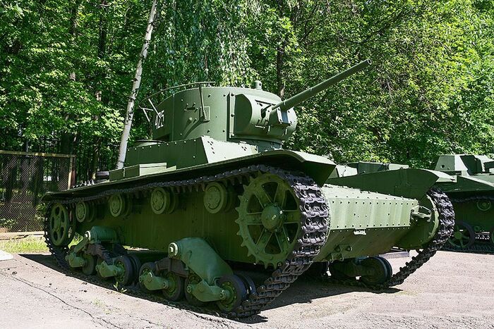 В СССР выпустили 1600 экземпляров танка Т-26/ Фото: victorymuseum.ru В СССР выпустили 1600 экземпляров танка Т-26/ Фото: victorymuseum.ru