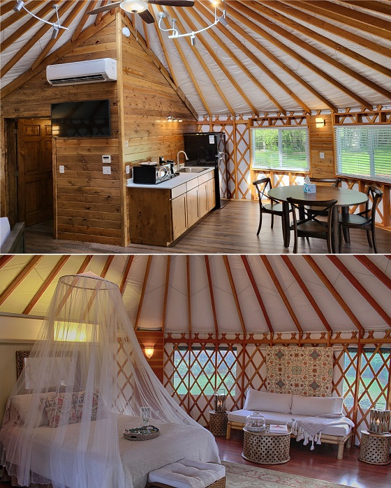 Специалисты Pacific Yurts постоянно внедряют технические и структурные инновации, добавляя самые неожиданные опции, улучшающие комфорт и эстетику. Специалисты Pacific Yurts постоянно внедряют технические и структурные инновации, добавляя самые неожиданные опции, улучшающие комфорт и эстетику.