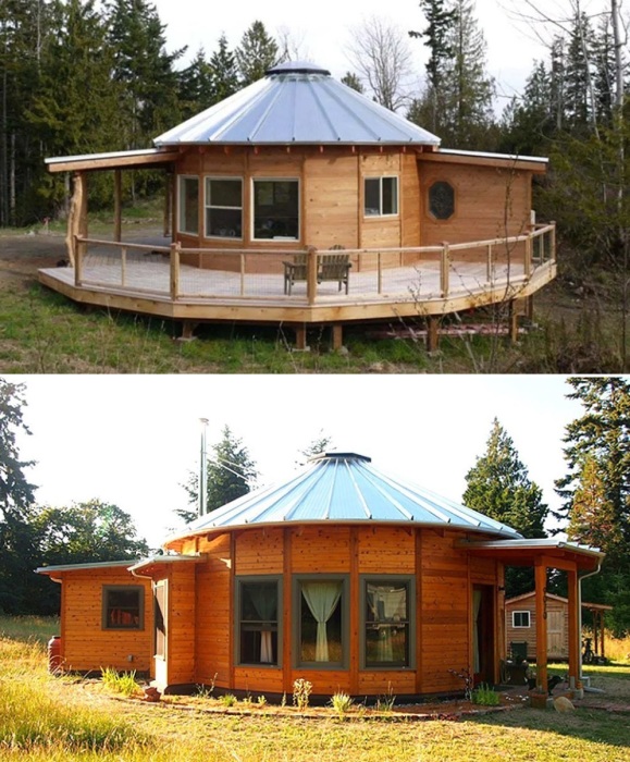 Smiling Woods Yurts изготавливает комплекты деревянных юрт пригодных для проживания на постоянной основе. Smiling Woods Yurts изготавливает комплекты деревянных юрт пригодных для проживания на постоянной основе.