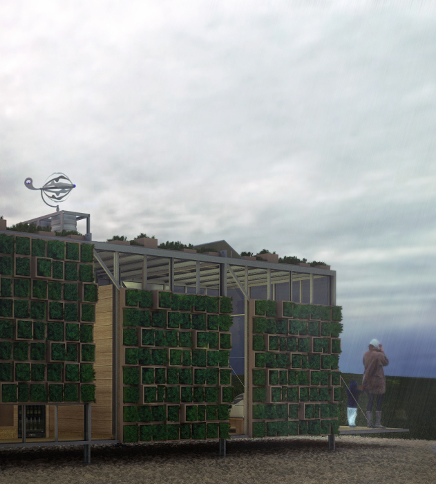Модульный дом ECObitat Prefab – яркий пример устойчивости, экологичности и самодостаточности (дизайн-проект). | Фото: behance.net.
