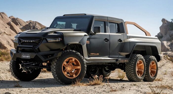 Rezvani Hercules способен пережить даже ядерный взрыв/ Фото: carscoops.com Rezvani Hercules способен пережить даже ядерный взрыв/ Фото: carscoops.com