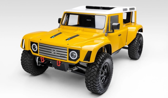 Кузов Scarbo Vintage SV Rover состоит из углепластика и алюминия/ Фото: auto.ru Кузов Scarbo Vintage SV Rover состоит из углепластика и алюминия/ Фото: auto.ru