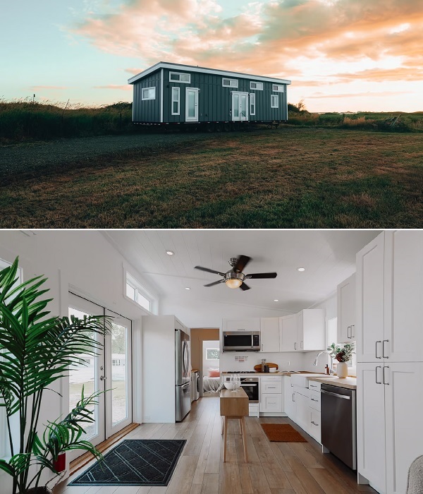 Модель Orca Edition Park от компании Mint Tiny Homes. Модель Orca Edition Park от компании Mint Tiny Homes.