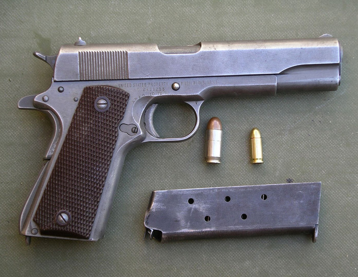 Colt M1911 был завезен в Россию во время Первой мировой войны/ Фото: vistrel.club Colt M1911 был завезен в Россию во время Первой мировой войны/ Фото: vistrel.club