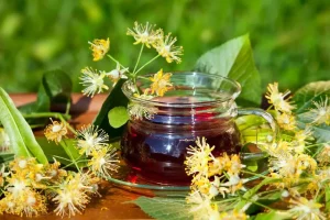 Чай с шиповником, малиной и липовым цветом