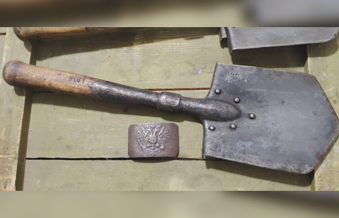 Лопата времён царской России./ Фото: forum.guns.ru Лопата времён царской России./ Фото: forum.guns.ru