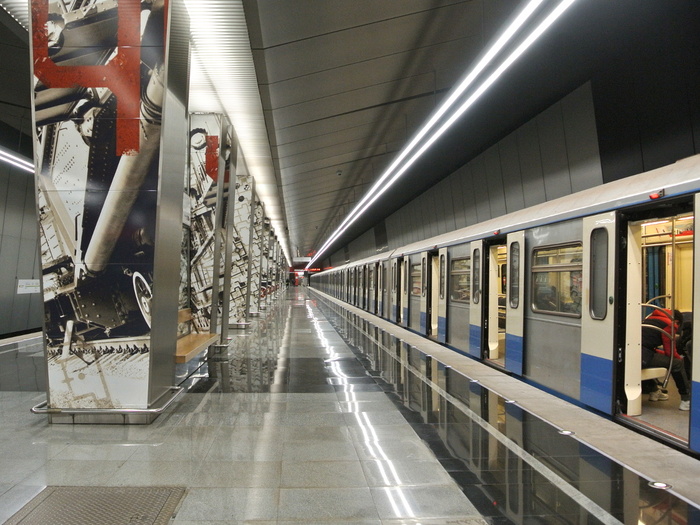 Станция московского метрополитена «Минская»/ Фото: бумажный-троллейбус.рф Станция московского метрополитена «Минская»/ Фото: бумажный-троллейбус.рф