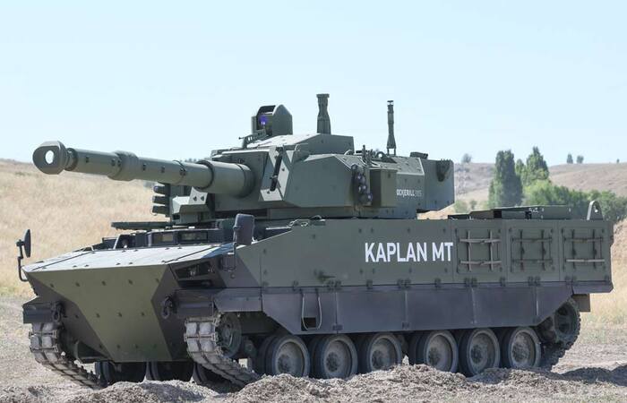 Турецкий танк Kaplan с нарезной пушкой / Фото: dogswar.ru Турецкий танк Kaplan с нарезной пушкой / Фото: dogswar.ru