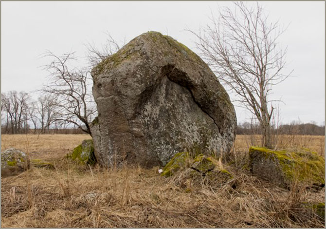 Ледниковый валун, получивший имя Русич. /Фото: mindraw.web.ru Ледниковый валун, получивший имя Русич. /Фото: mindraw.web.ru