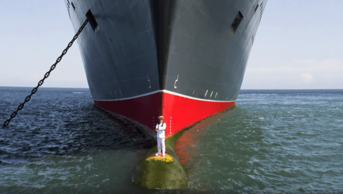 Бульб снижает расход топлива. |Фото: porthole.com. Бульб снижает расход топлива. |Фото: porthole.com.