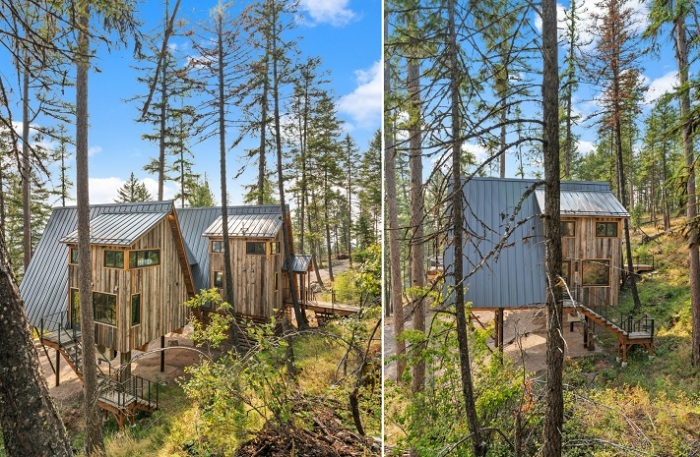 Проектом On The Rocks Ranch предусмотрено два входа. Проектом On The Rocks Ranch предусмотрено два входа.