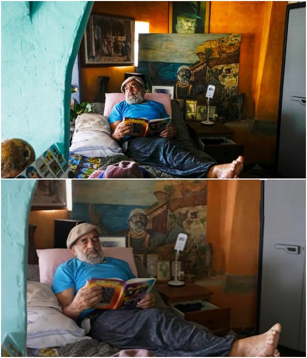 Спальня Ниссима Кахлона. Спальня Ниссима Кахлона.