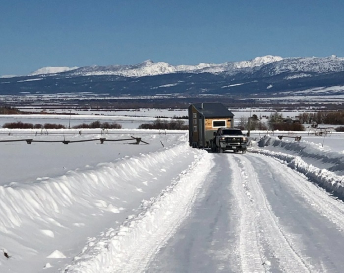 «Мобильный офис» из США/ Фото: rockymountaintinyhouses.com «Мобильный офис» из США/ Фото: rockymountaintinyhouses.com