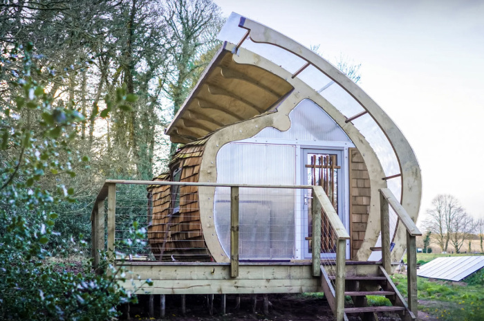 The Monocoque Cabin – модульный дом, вдохновленный структурой истребителей Второй мировой войны. | Фото: markosdesignworkshop.com. The Monocoque Cabin – модульный дом, вдохновленный структурой истребителей Второй мировой войны. | Фото: markosdesignworkshop.com.