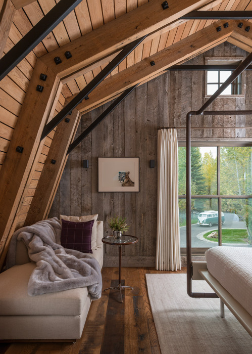 Укромный уголок для отдыха (The Barn, Вайоминг). | Фото: countryliving.com. Укромный уголок для отдыха (The Barn, Вайоминг). | Фото: countryliving.com.