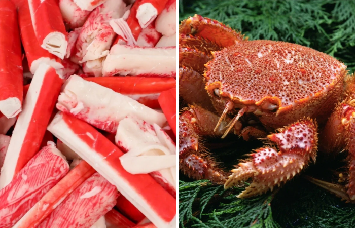 Наличие крабового мяса сложно проверить в составе Наличие крабового мяса сложно проверить в составе