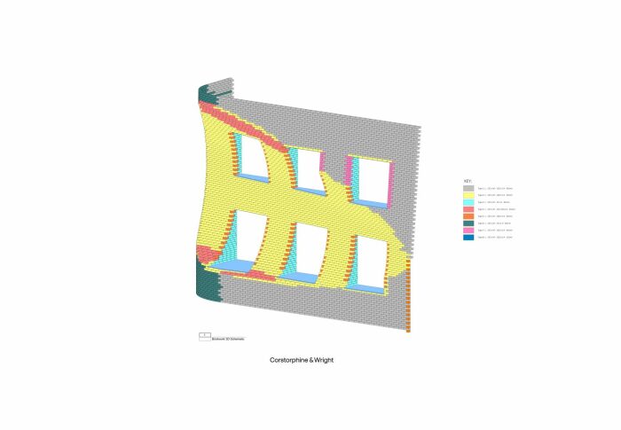 С помощью цифрового 3D-моделирования удалось определить каким должен быть фасад пристройки The Scoop. | Фото: corstorphine-wright.com. С помощью цифрового 3D-моделирования удалось определить каким должен быть фасад пристройки The Scoop. | Фото: corstorphine-wright.com.