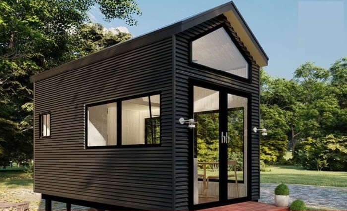 Дизайн-проект крошечного дома 4800L Compact, разработанный специалистами Tiny Build. | Фото: facebook.com. Дизайн-проект крошечного дома 4800L Compact, разработанный специалистами Tiny Build. | Фото: facebook.com.