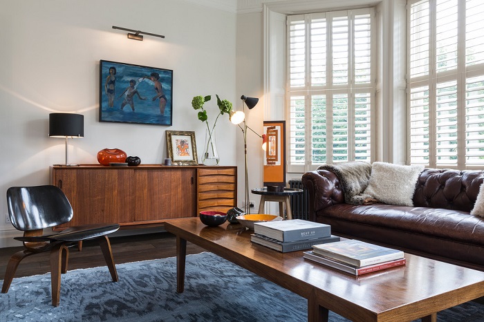 Гармоничное сочетание современных и винтажных элементов. / Фото: houzz.ru Гармоничное сочетание современных и винтажных элементов. / Фото: houzz.ru