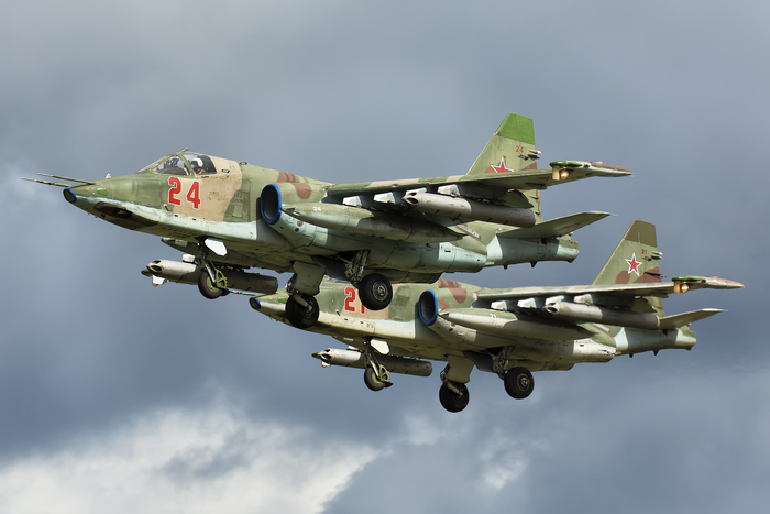 Одноместный штурмовик Су-25 разрабатывался в 1960-х годах/ Фото: wikimedia.org Одноместный штурмовик Су-25 разрабатывался в 1960-х годах/ Фото: wikimedia.org