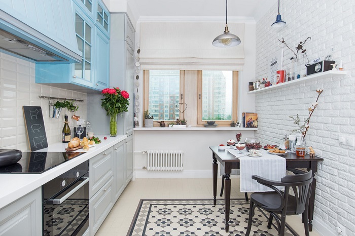 От этой кухни веет уютом. / Фото: houzz.ru От этой кухни веет уютом. / Фото: houzz.ru