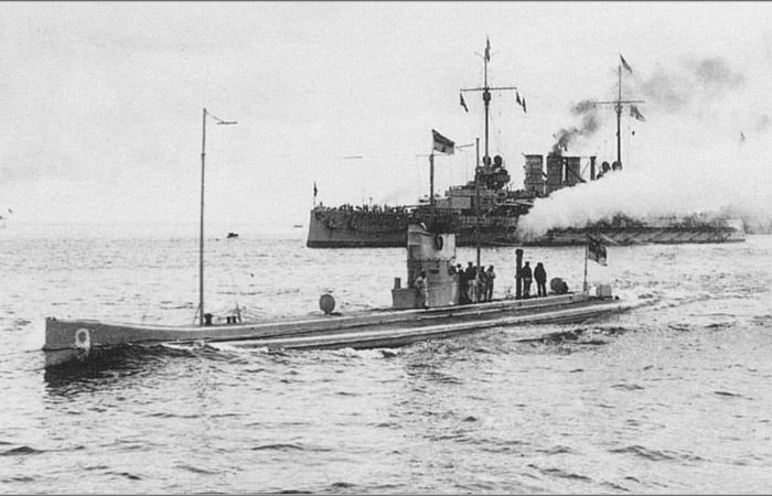 Немецкая подводная лодка U-9./ Фото: wargaming.net Немецкая подводная лодка U-9./ Фото: wargaming.net