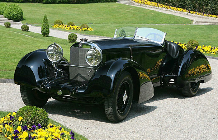 Mercedes Benz SSK, 1930 год./ Фото: pinterest.com Mercedes Benz SSK, 1930 год./ Фото: pinterest.com
