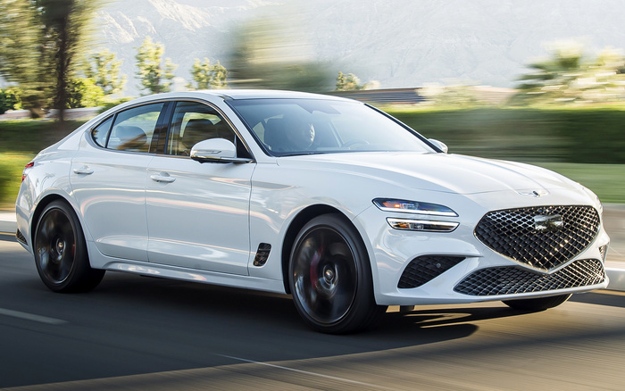 Genesis G70 2021 года, спортивный и роскошный/ Фото: carpixel.net Genesis G70 2021 года, спортивный и роскошный/ Фото: carpixel.net