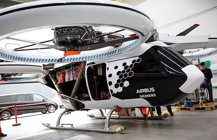 eVTOL Airbus./ Фото: pinterest.com eVTOL Airbus./ Фото: pinterest.com