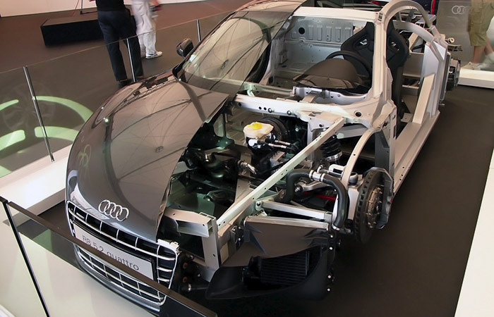 Каркас Audi r8./ Фото: cool-readers.ru Каркас Audi r8./ Фото: cool-readers.ru