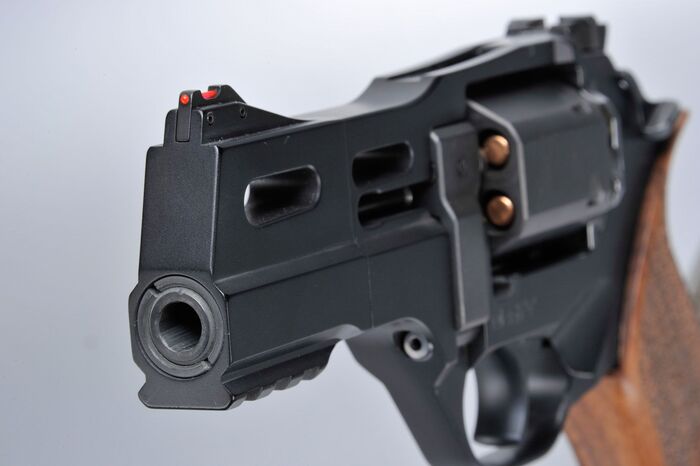 Rhino был представлен на выставке стрелкового оружия SHOT Show в 2009 году/ Фото: steamcommunity.com Rhino был представлен на выставке стрелкового оружия SHOT Show в 2009 году/ Фото: steamcommunity.com