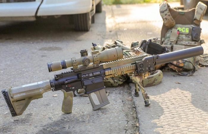 Штурмовая винтовка Heckler & Koch HK416./ Фото: allzip.org Штурмовая винтовка Heckler & Koch HK416./ Фото: allzip.org