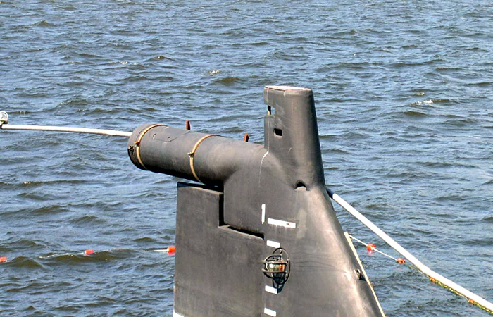 Буксируемая антенна./ Фото: defencetalk.com Буксируемая антенна./ Фото: defencetalk.com