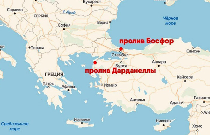Пролив Босфор./ Фото: wikipedia.ru Пролив Босфор./ Фото: wikipedia.ru