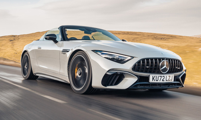 Mercedes-AMG SL 63 SE Performance снабжен мотором с турбонаддувом/ Фото: namibian.com.na Mercedes-AMG SL 63 SE Performance снабжен мотором с турбонаддувом/ Фото: namibian.com.na