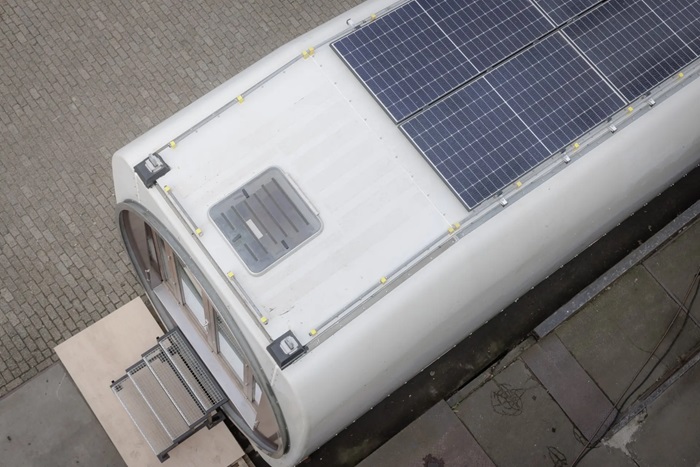 Дом оснащен солнечными панелями и интеллектуальными системами. | Фото: windpowernl.com.